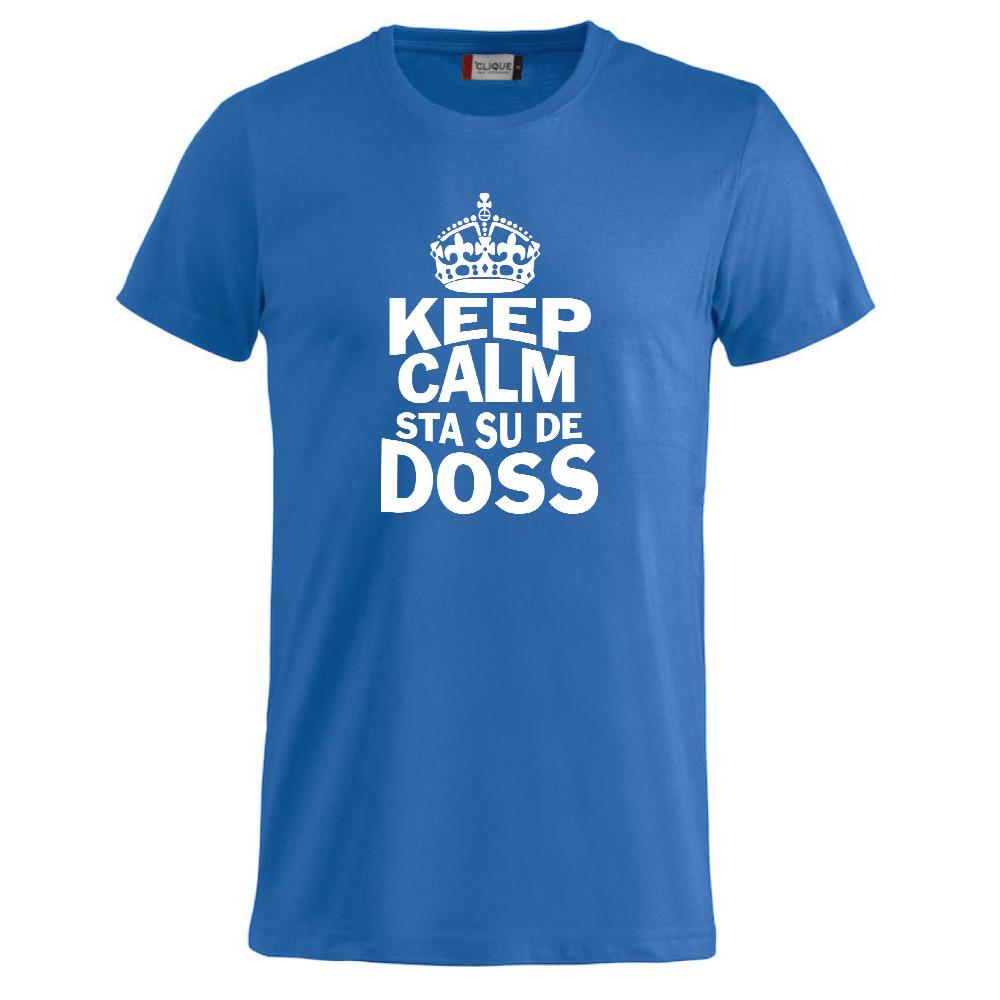 T-Shirt “Keep Calm Sta Su De Doss” Uomo e Bambino – Maglietta Simpatica con Stampa – PS 27431-A010