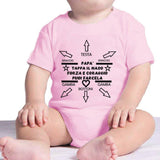 Body Neonato “Papà Tappa Il Naso Forza e Coraggio Puoi Farcela” Idea Regalo Festa del Papà PS 28180-0002