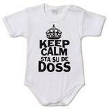 Body Neonato “Keep Calm Sta Su De Doss” 100% Cotone Idea Regalo Prima Infanzia PS 28180-0006