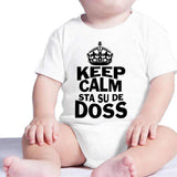 Body Neonato “Keep Calm Sta Su De Doss” 100% Cotone Idea Regalo Prima Infanzia PS 28180-0006