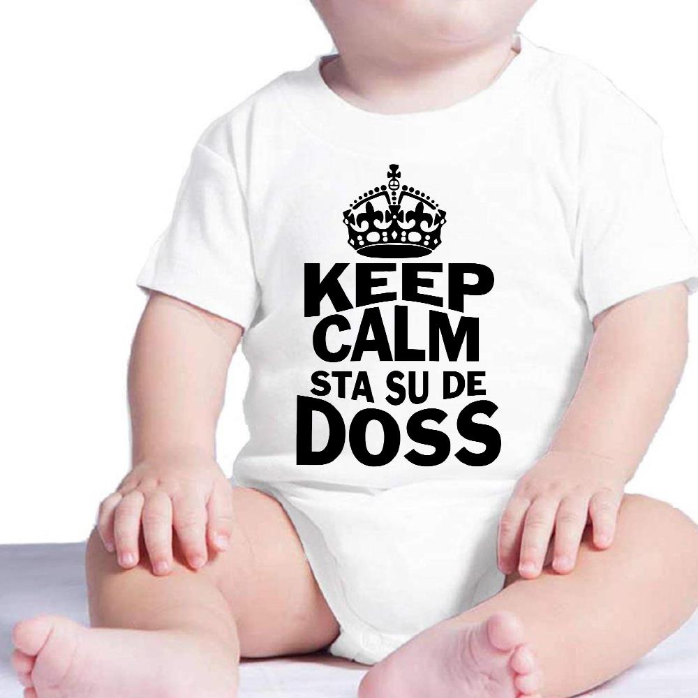 Body Neonato “Keep Calm Sta Su De Doss” 100% Cotone Idea Regalo Prima Infanzia PS 28180-0006