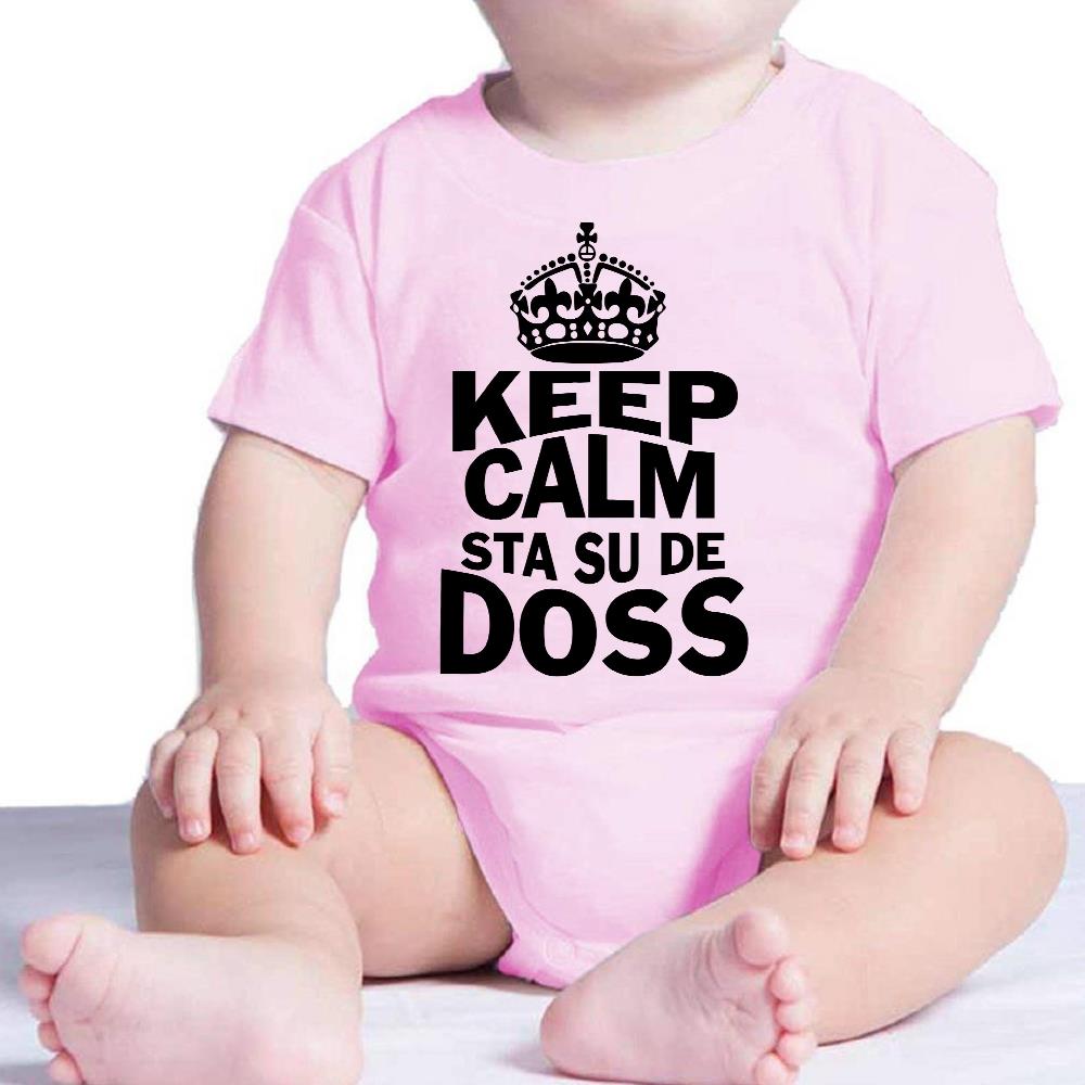 Body Neonato “Keep Calm Sta Su De Doss” 100% Cotone Idea Regalo Prima Infanzia PS 28180-0006