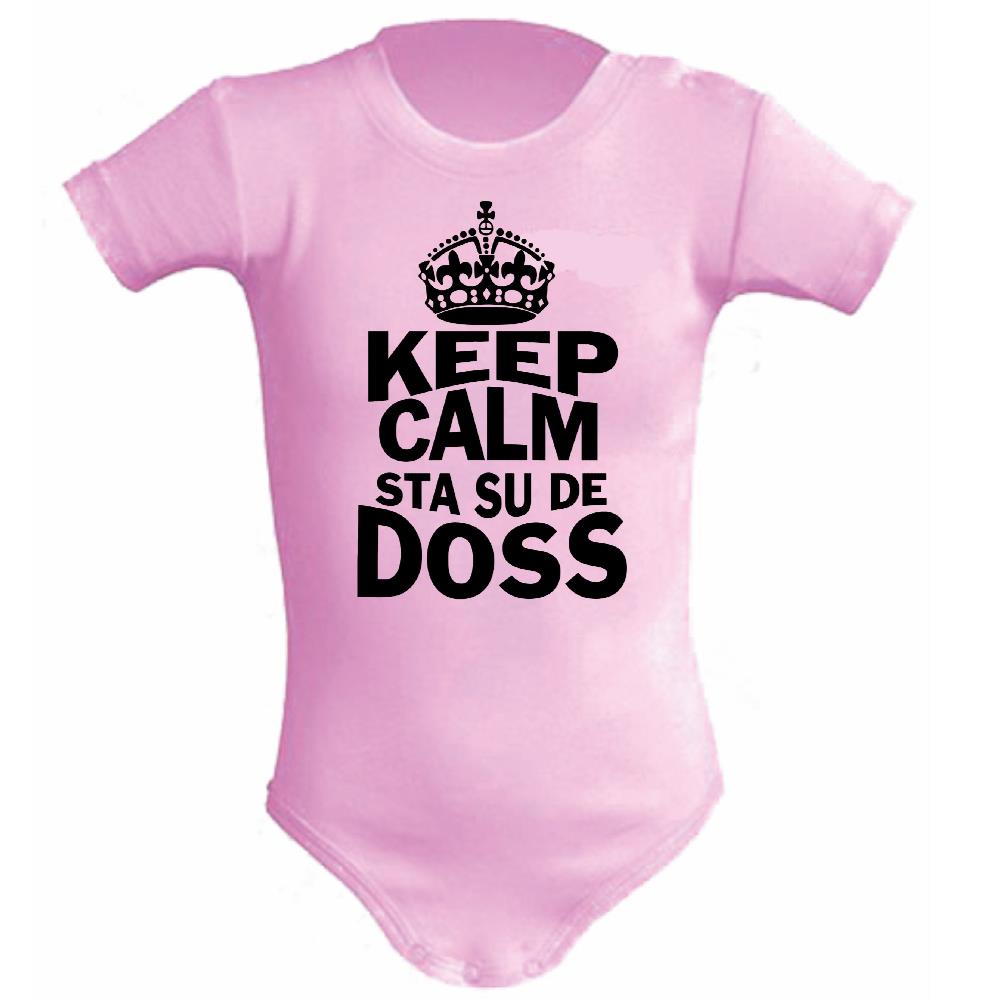 Body Neonato “Keep Calm Sta Su De Doss” 100% Cotone Idea Regalo Prima Infanzia PS 28180-0006
