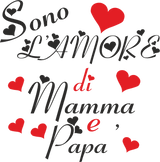 Body Neonato Personalizzato “Sono L’Amore Di Mamma e Papà” Festa della Mamma e Festa del Papà PS 28180-0018