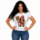 T-Shirt Donna Odio Tutti – Idea regalo – Personalizzabile Con Nom e Sulla Schiena PS 28870-034