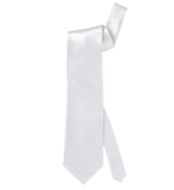 Cravatta In Raso Bianca Personalizzabile Con Foto o Frasi 100% Poliestere PS 05197 PRS