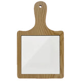 Tagliere in Ceramica con Manico e Bordo in Legno Personalizzabile PS 00110 PRS