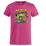 T-Shirt Addio al Celibato Bachelor Party Crew No Rules All Fun Personalizzabile con Nome PS 27431-A-40