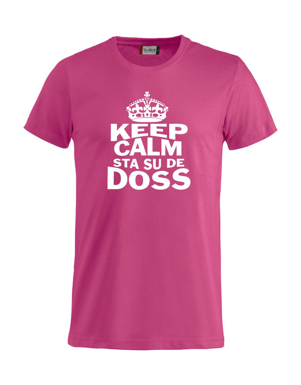 T-Shirt “Keep Calm Sta Su De Doss” Uomo e Bambino – Maglietta Simpatica con Stampa – PS 27431-A010