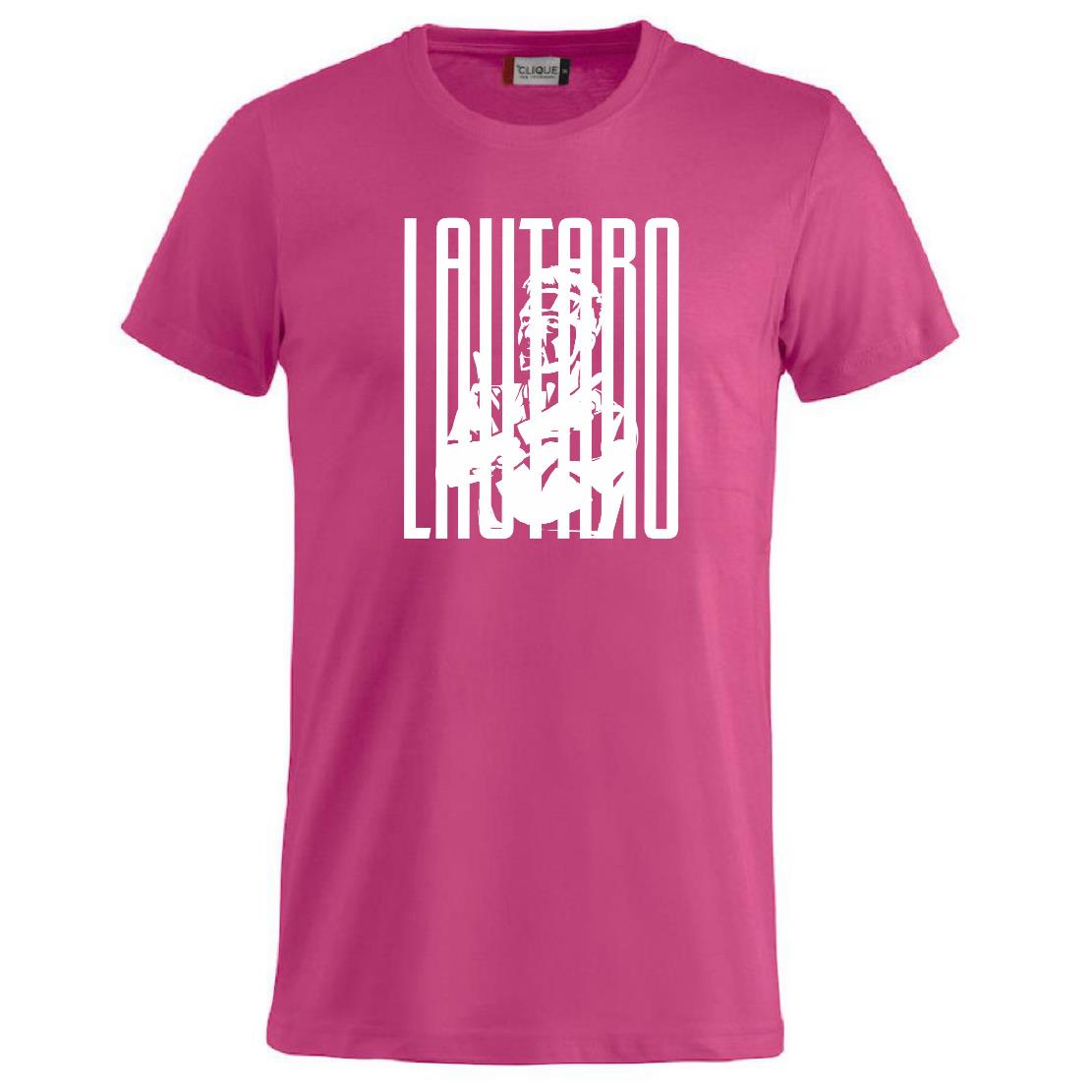T-Shirt Lautaro Martinez Magliette Tifosi Interisti Maglietta in Cotone Abbigliamento Calcio PS 27431-A033