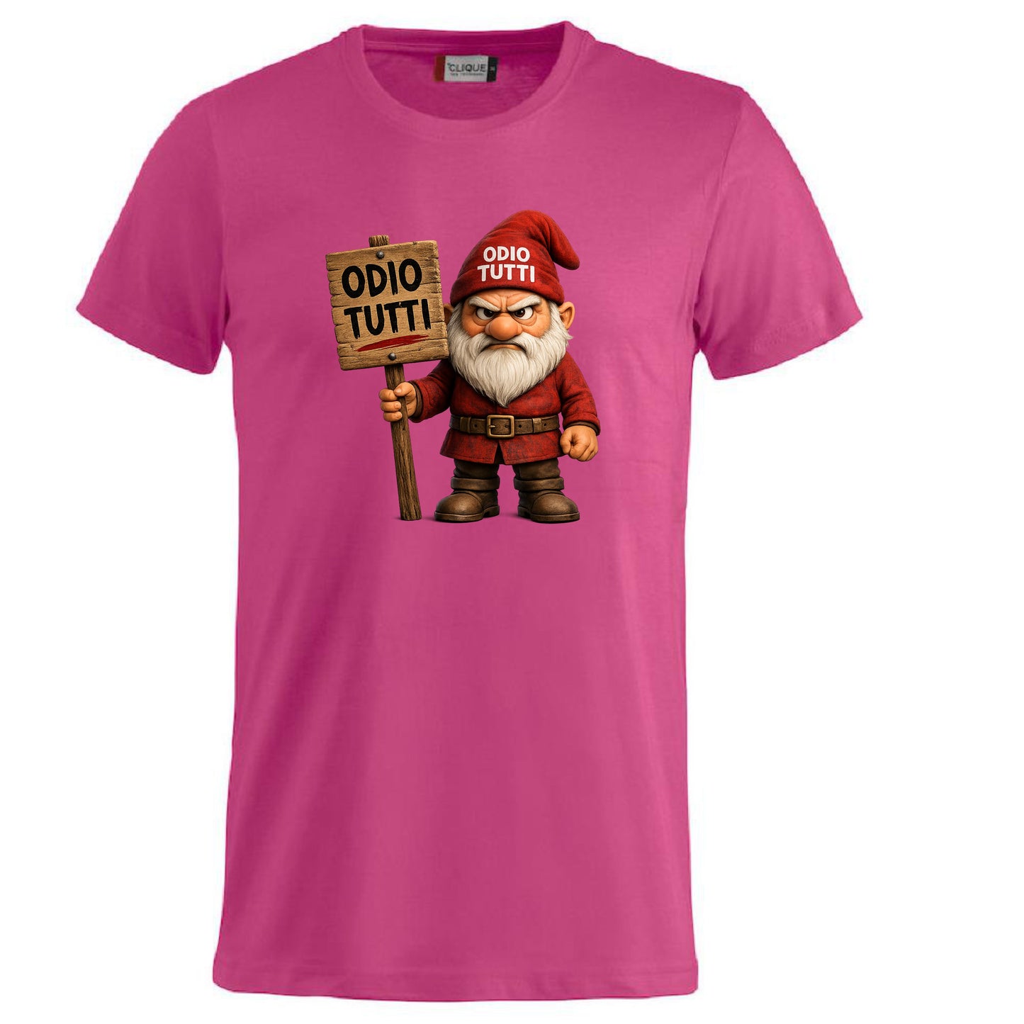 T-Shirt Uomo Simpatica Odio Tutti – Personalizzabile con Nome – PS 27431-A-155