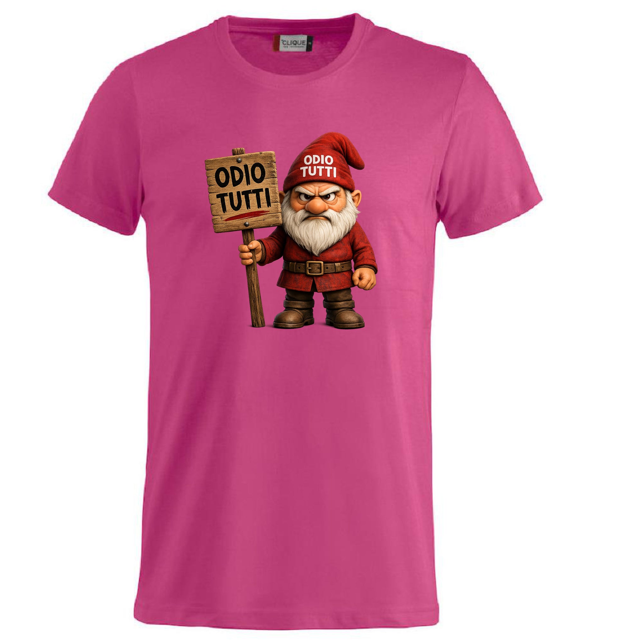 T-Shirt Uomo Simpatica Odio Tutti – Personalizzabile con Nome – PS 27431-A-155