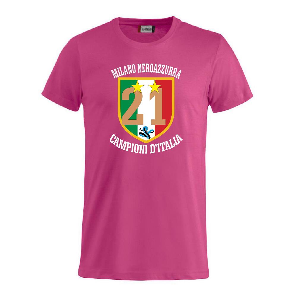 T-Shirt Scudetto Inter Campioni d’Italia 25/26 – Seconda Stella 21 Scudetti Scudetto Neroazzurro – PS 27431-A042