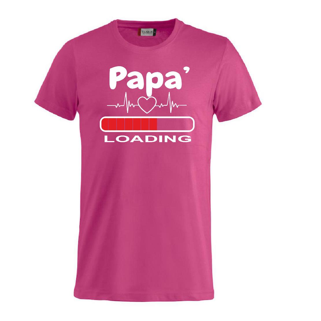 T-Shirt Personalizzabile Unisex “Papà loading...” – Festa del papà – PS 27431-A055
