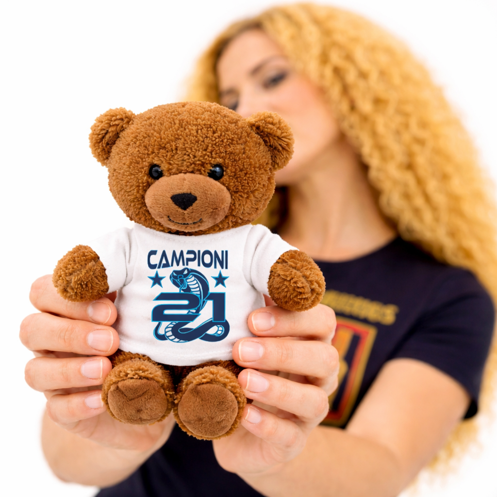 Peluche Orsetto Scudetto Inter - 21 Scudetti 25/26 - Personalizzabile con nome e numero PS 33790 - SCINT