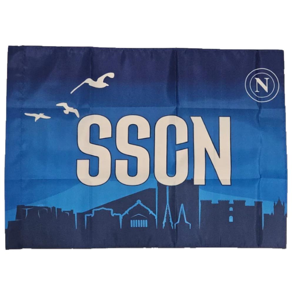 Bandiera da Stadio SSC Napoli – 100 × 140 cm Prodotto Ufficiale SSC Napoli Cod. PS 30773
