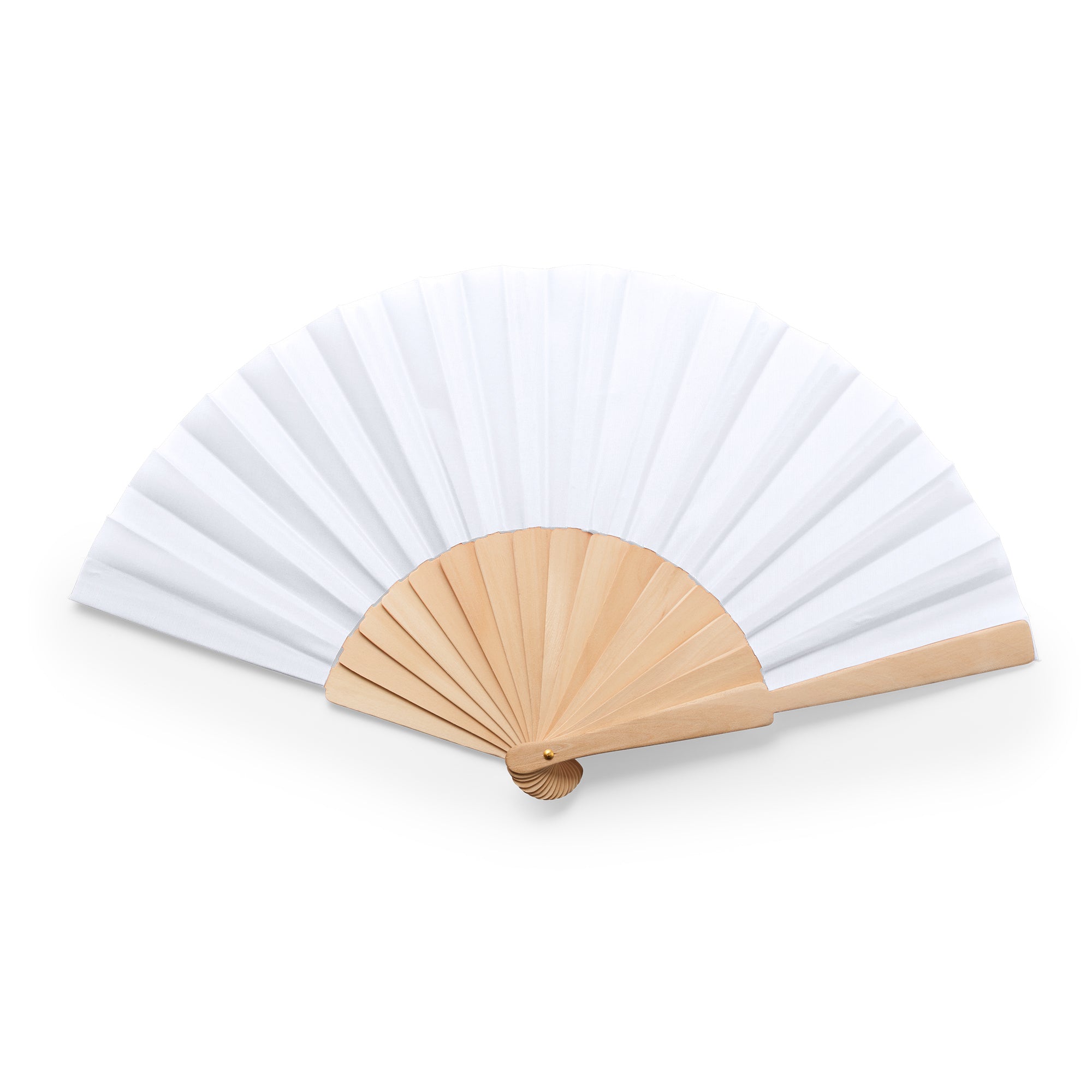 Ventaglio in Legno e Tessuto in Poliestere – Elegante e Personalizzabile PS 04600