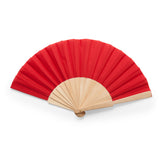 Ventaglio in Legno e Tessuto in Poliestere – Elegante e Personalizzabile PS 04600