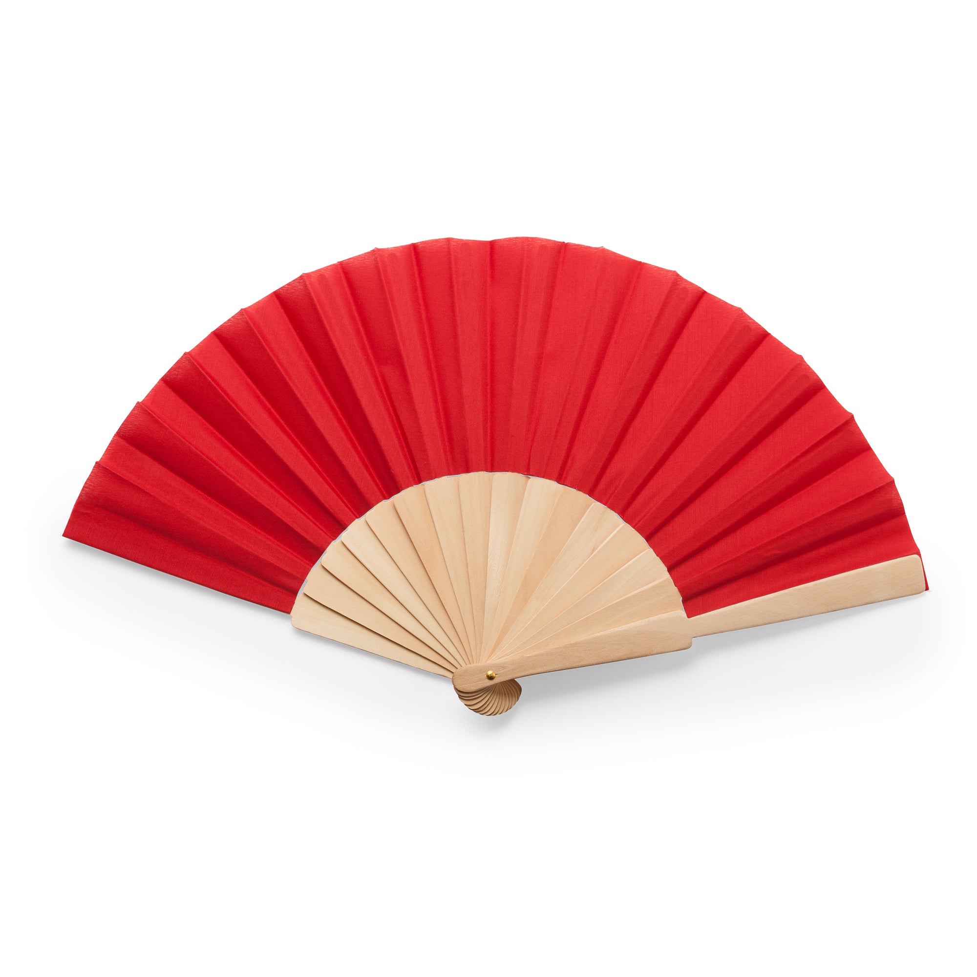Ventaglio in Legno e Tessuto in Poliestere – Elegante e Personalizzabile PS 04600