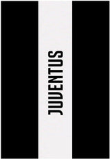 Juve – Plaid Coperta Morbida Bianco/Nera – 120 × 150 cm PS 19361
