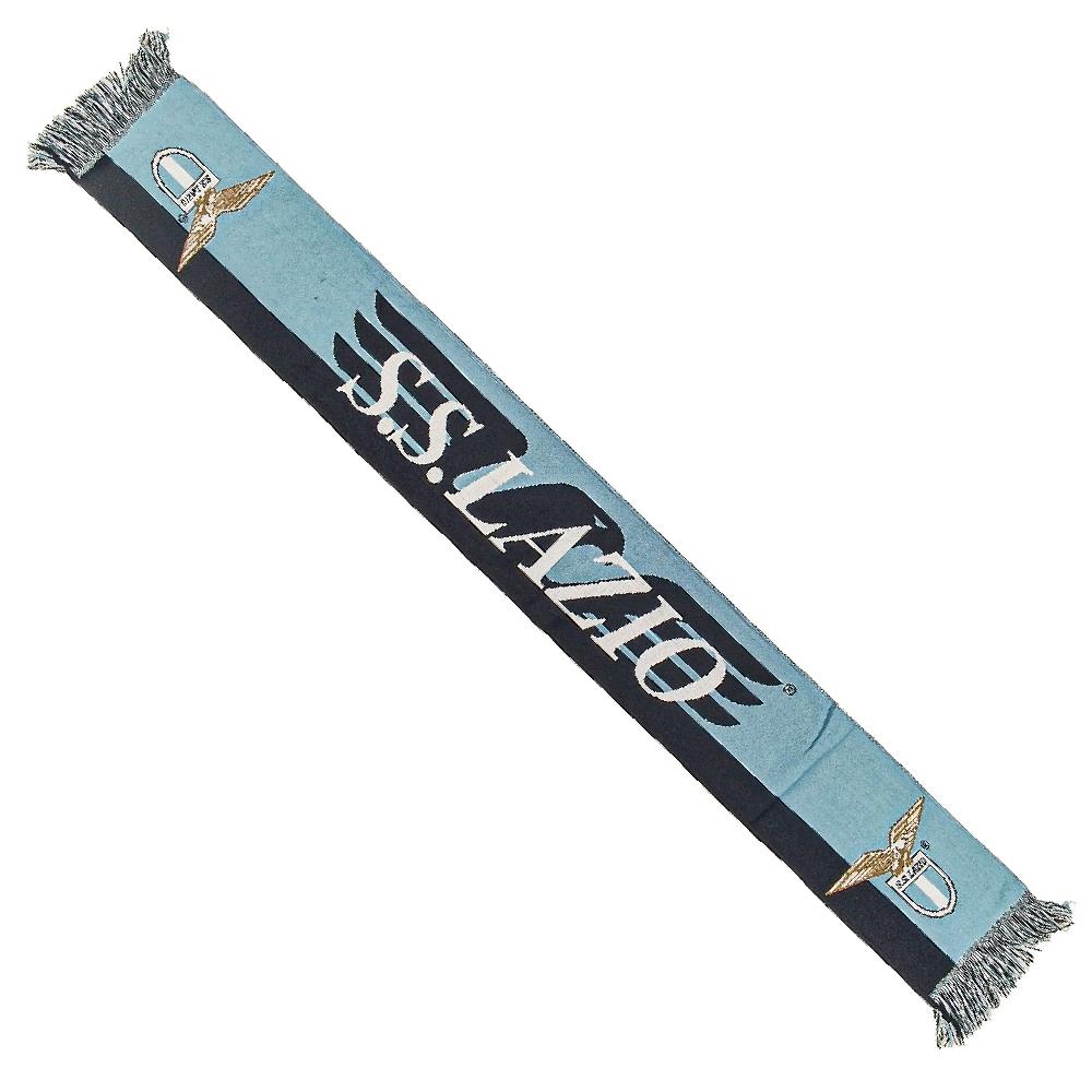 Sciarpa da Stadio Jacquard Bianco/Celeste – Prodotto Ufficiale S.S. Lazio Cod. PS 33001