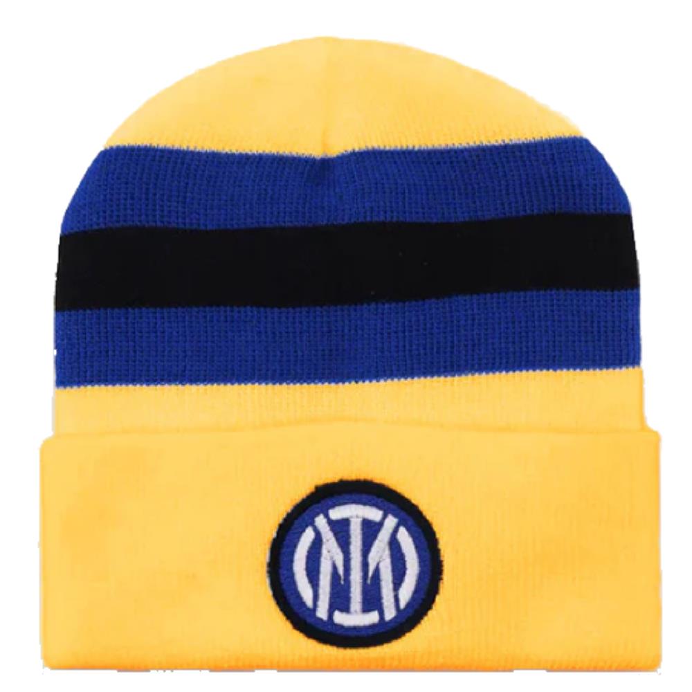 Berretto Invernale Giallo FC Internazionale Milano – Cappello Ufficiale Inter – Mod. PS 33032
