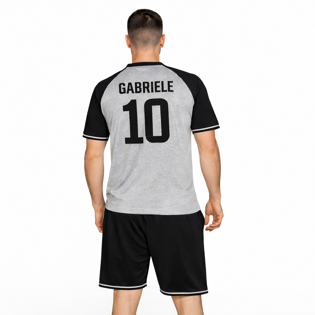 Pigiama Juventus T-Shirt + Pantaloncini – Personalizzabile – PS 30063