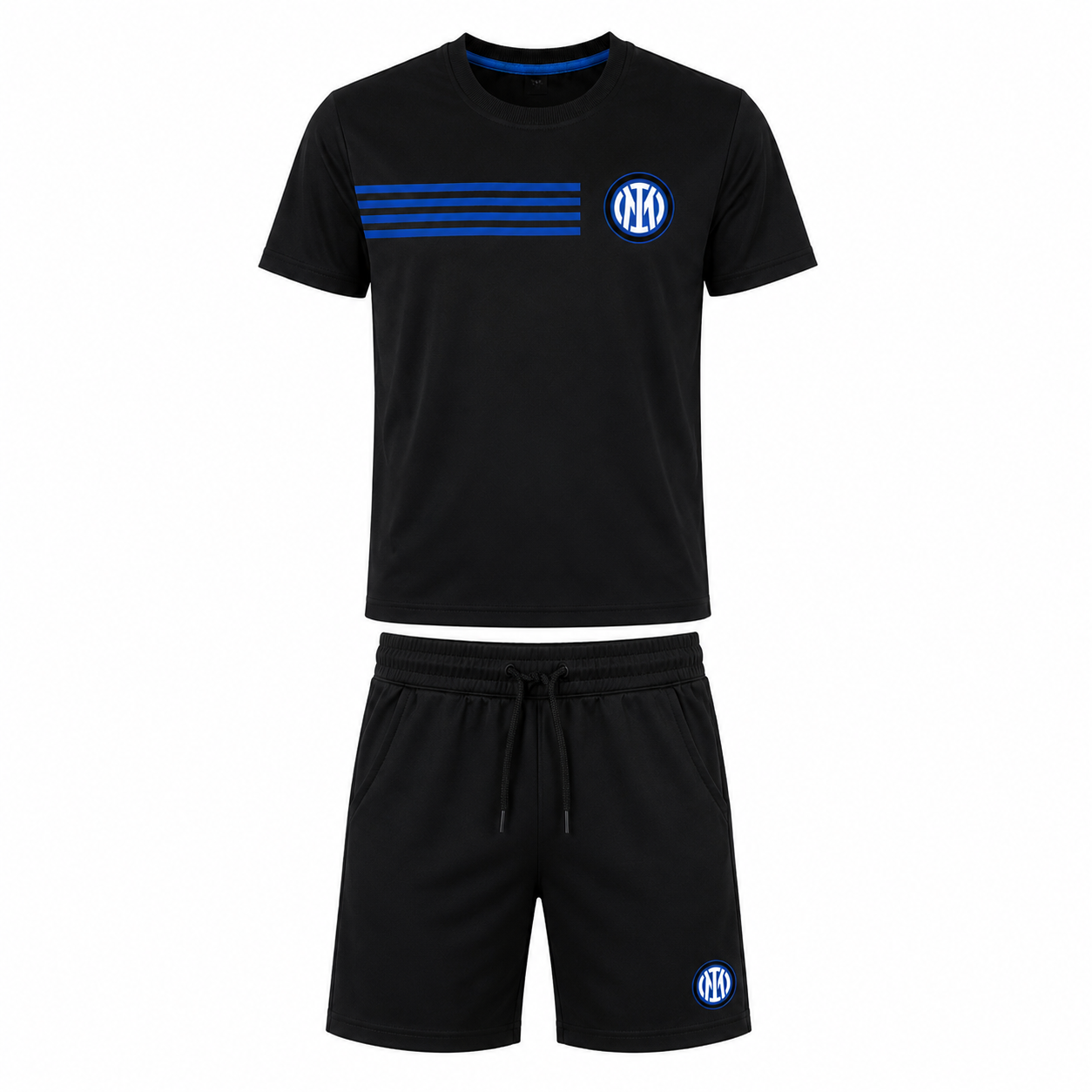 Pigiama Inter – Pigiami Corti FC Internazionale Prodotto Ufficiale Personalizzabile  – PS 46696