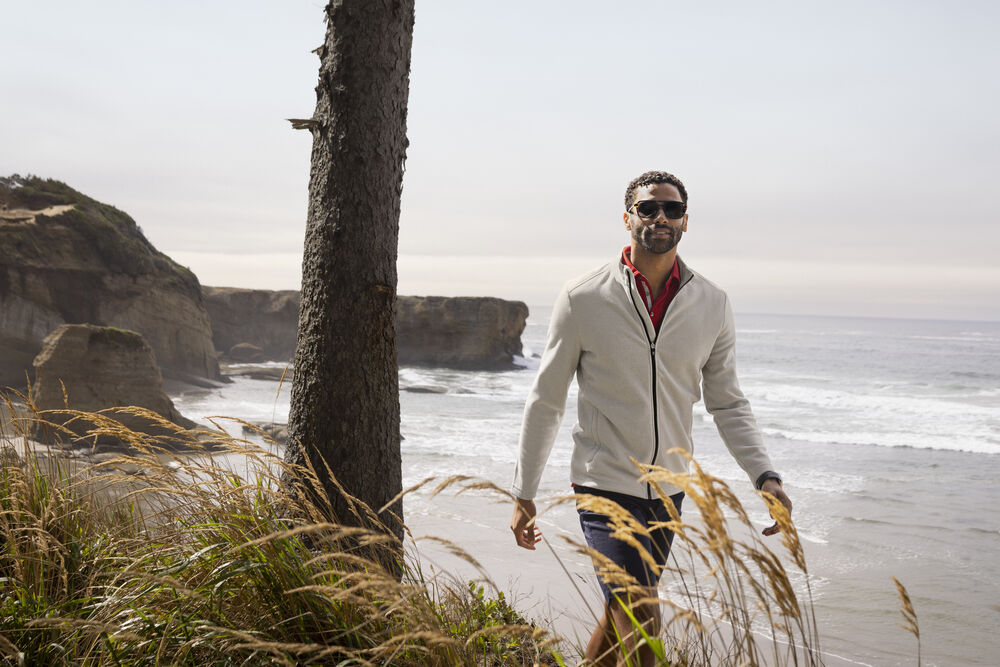 Pile Uomo Hunts Point Fleece Full Zip – Cutter & Buck Personalizzabile Con Ricamo – 46687 - PRS