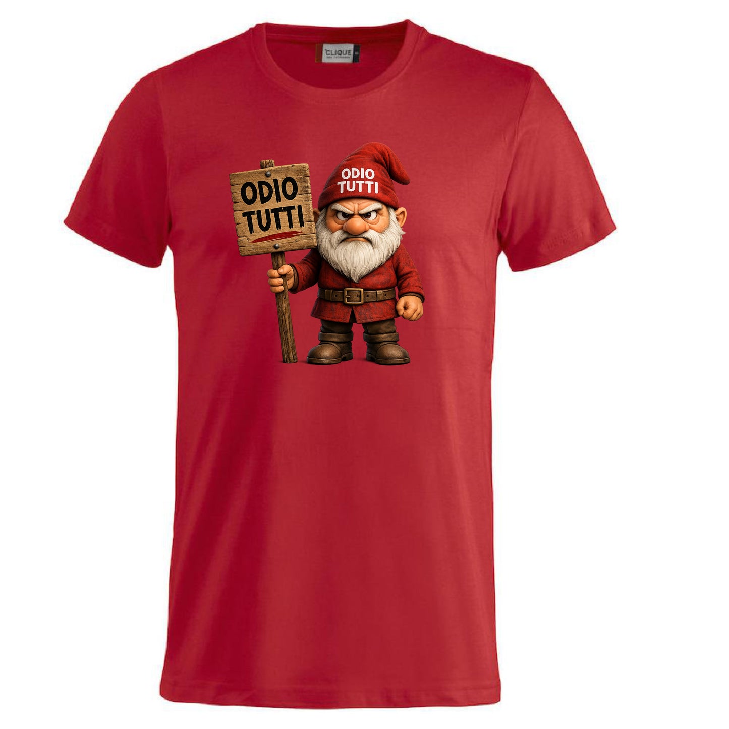 T-Shirt Uomo Simpatica Odio Tutti – Personalizzabile con Nome – PS 27431-A-155