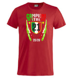T-Shirt Inter Campione d’Italia 2025/2026 – Seconda Stella 21 Scudetti – PS 27431-A040 INT