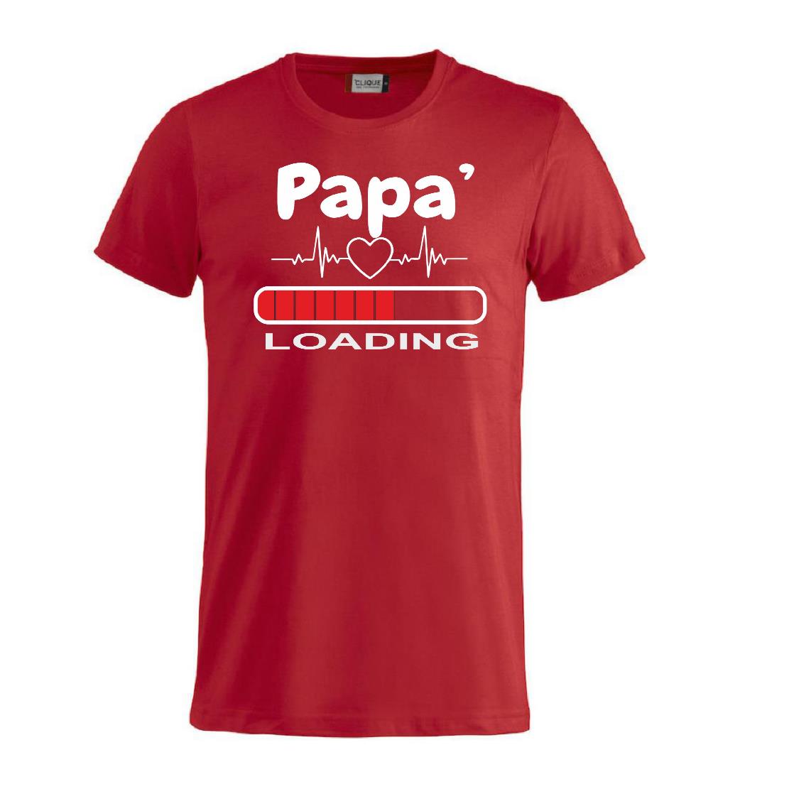 T-Shirt Personalizzabile Unisex “Papà loading...” – Festa del papà – PS 27431-A055