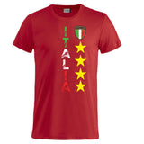 T-Shirt Italia Personalizzabile con Nome e Numero – Cotone  PS 27431-A097