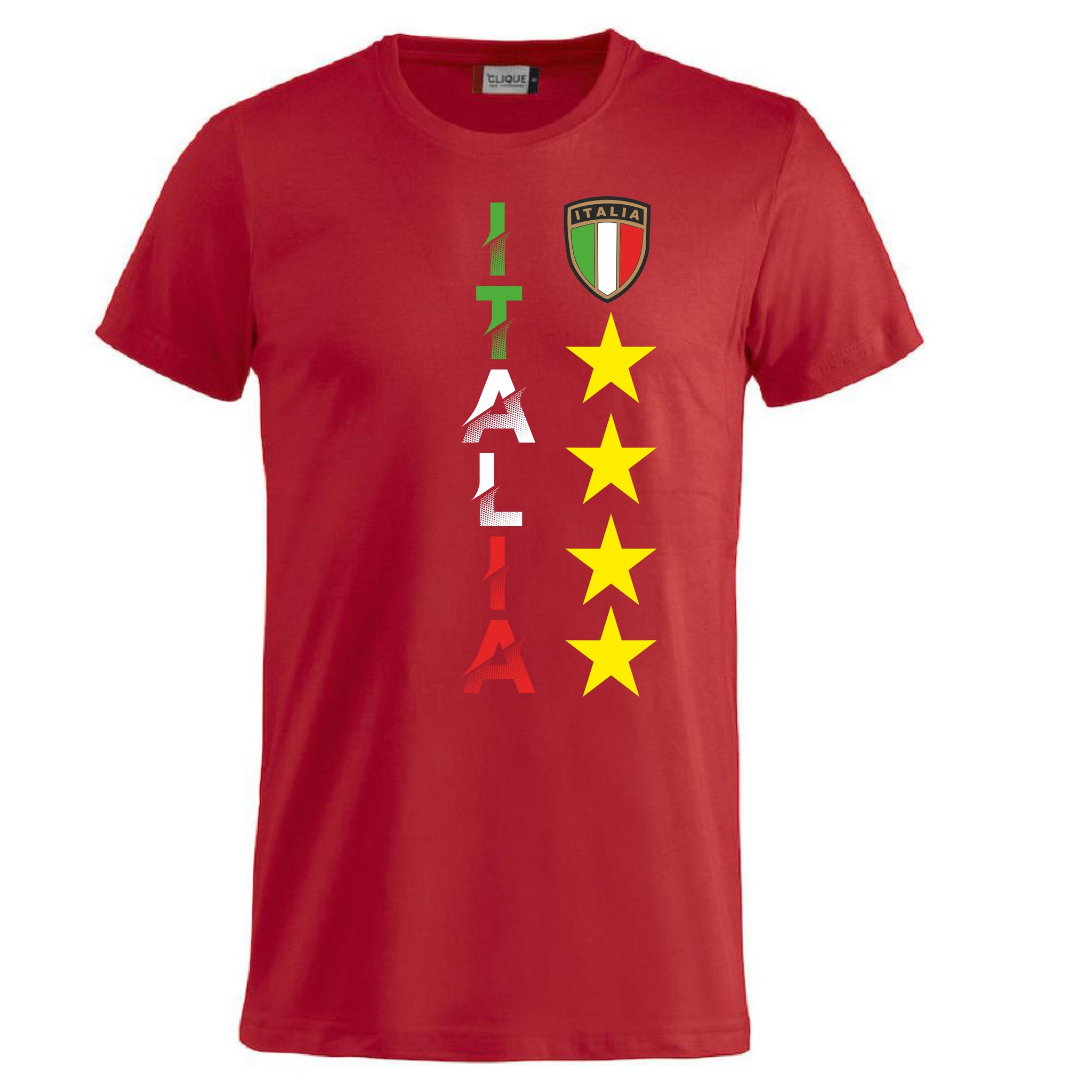 T-Shirt Italia Personalizzabile con Nome e Numero – Cotone  PS 27431-A097