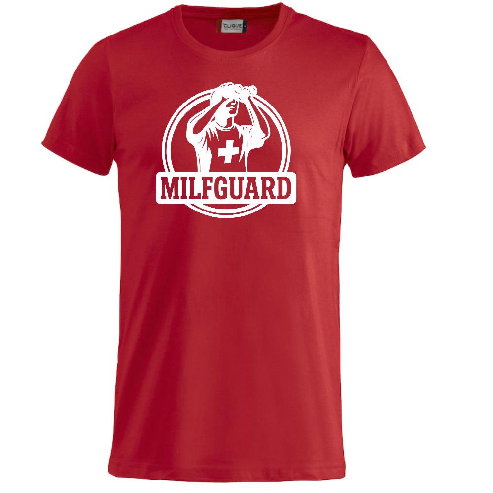 T-Shirt Milfguard – Salvataggio MILF” Maglietta Divertente da Bagnino – PS 27431-A-138