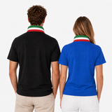 Polo da Uomo Riccione Personalizzabile JRC a Manica Corta con Tricolore Italia Sul Collo  – Cod. 31155