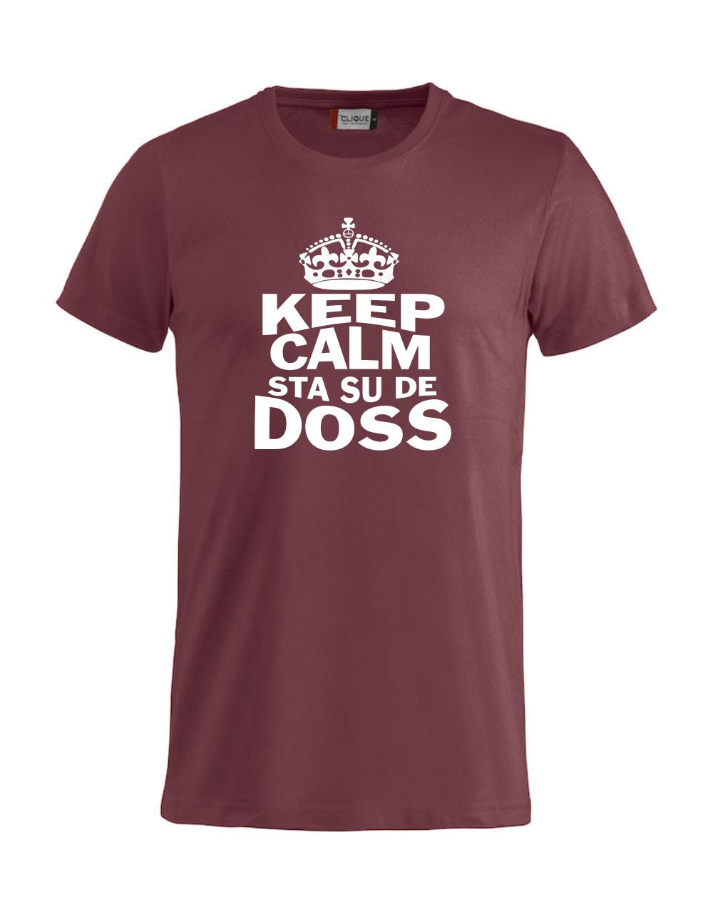 T-Shirt “Keep Calm Sta Su De Doss” Uomo e Bambino – Maglietta Simpatica con Stampa – PS 27431-A010