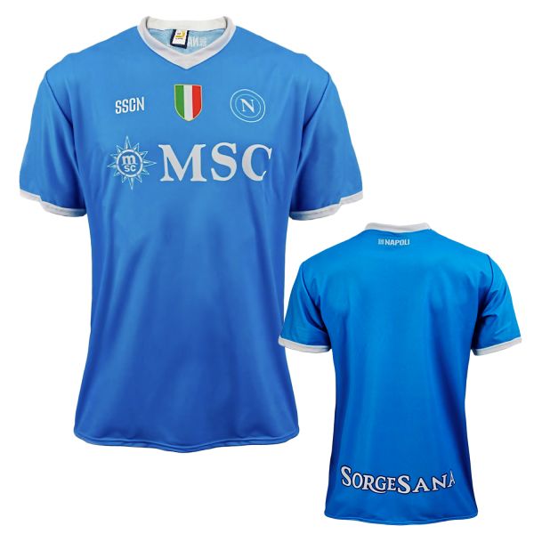 Maglia Calcio Napoli 2025/2026 – Replica Ufficiale SSCNAPOLI – Personalizzabile con Nome e Numero | PS 38501