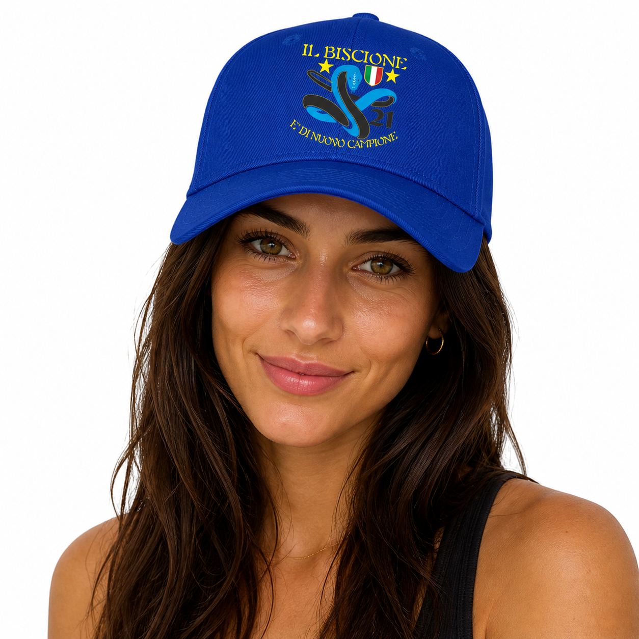 Cappello Baseball Scudetto Internazionale Campione d'Italia 2025/2026 21 Scudetti Seconda Stella 41411-INT-MIX