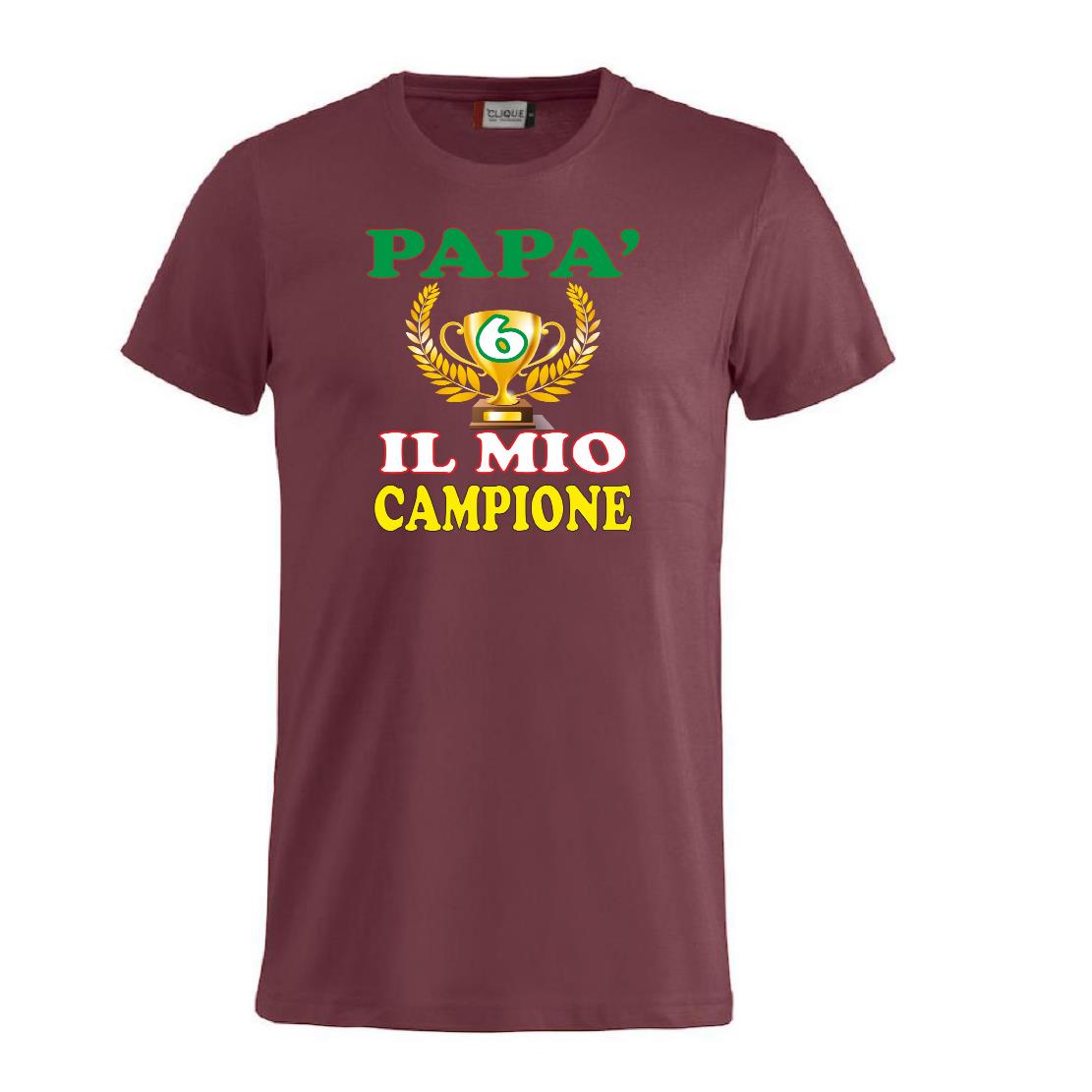 T-Shirt Unisex “Papà sei il mio campione” – Festa del papà – PS 27431-A083
