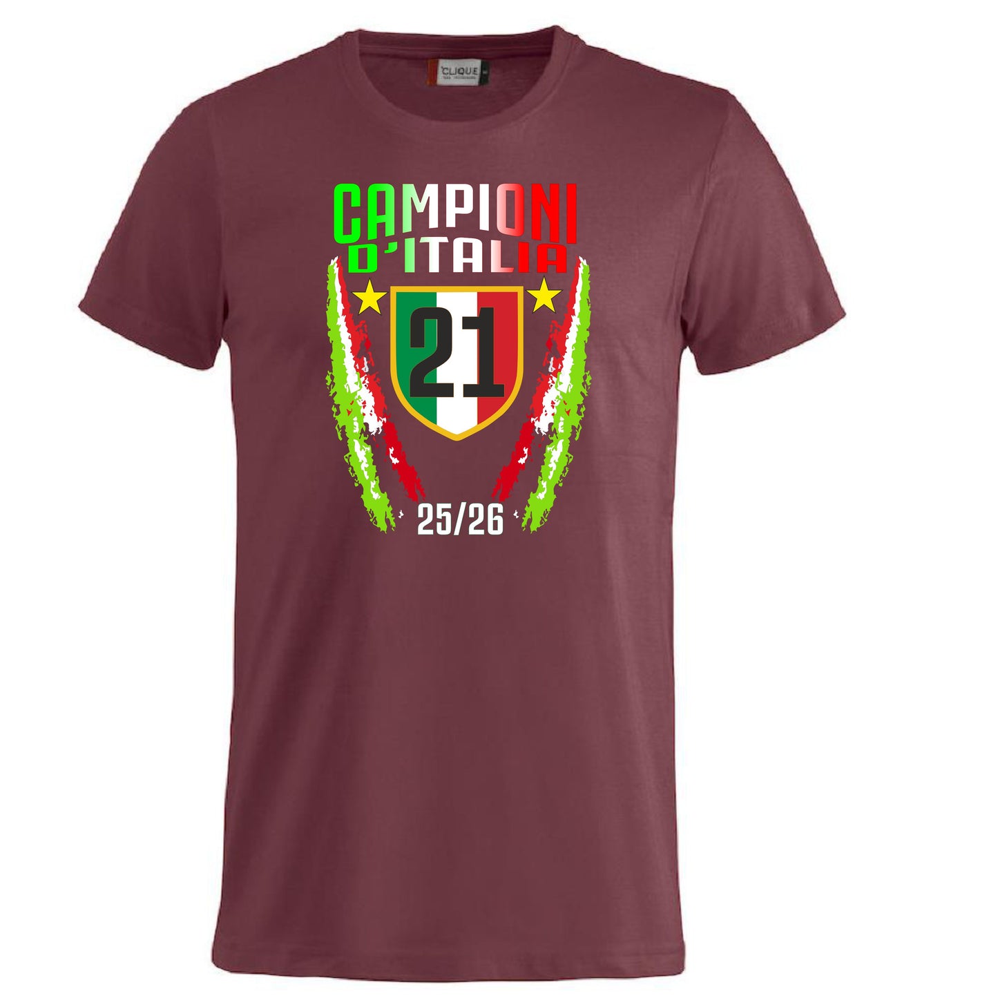 T-Shirt Inter Campione d’Italia 2025/2026 – Seconda Stella 21 Scudetti – PS 27431-A040 INT