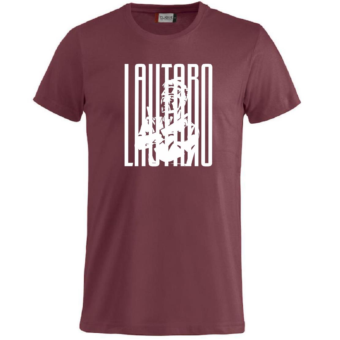 T-Shirt Lautaro Martinez Magliette Tifosi Interisti Maglietta in Cotone Abbigliamento Calcio PS 27431-A033