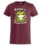T-shirt Adulto e Bambino Unisex – Rana Karma e sangue freddo - PS 27431-A140