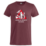 T-Shirt Addio al Celibato In Corso , Dietro  “Attenzione Ubriachi” – Maglietta Divertente con Doppia Stampa Fronte/Retro – PS 27431 - A071