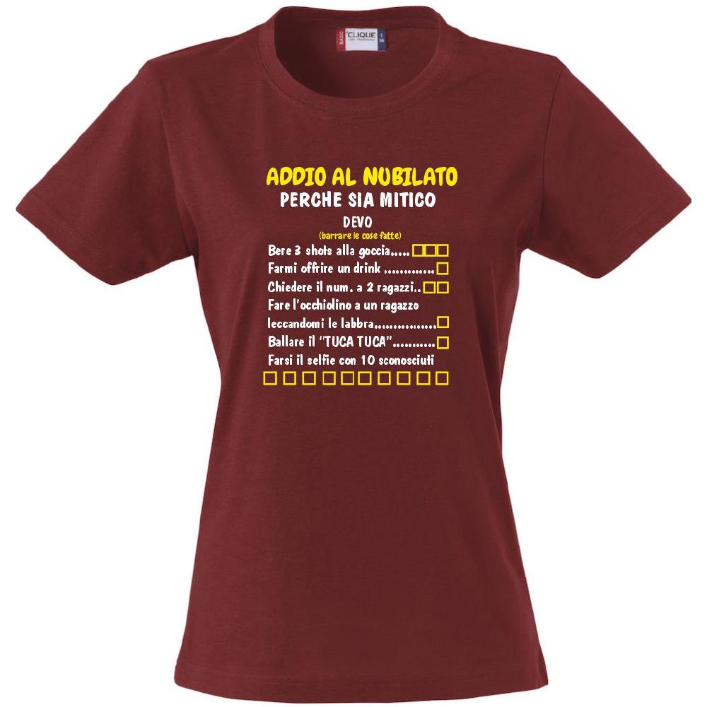 T-Shirt Addio al Nubilato “Cose da Fare Prima di Sposarsi” – PS 28870-017