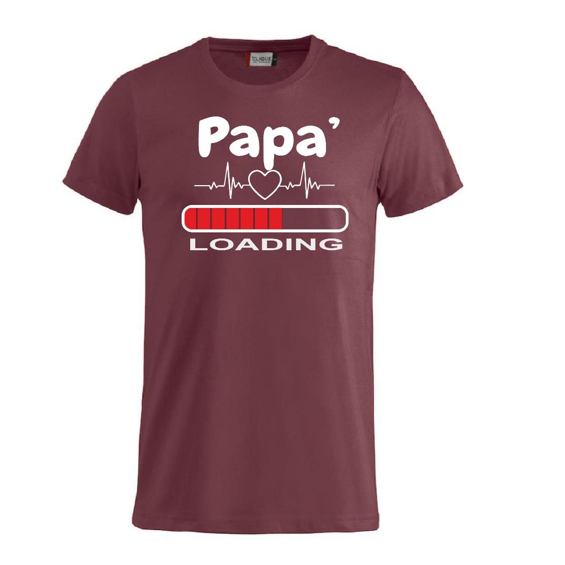 T-Shirt Personalizzabile Unisex “Papà loading...” – Festa del papà – PS 27431-A055