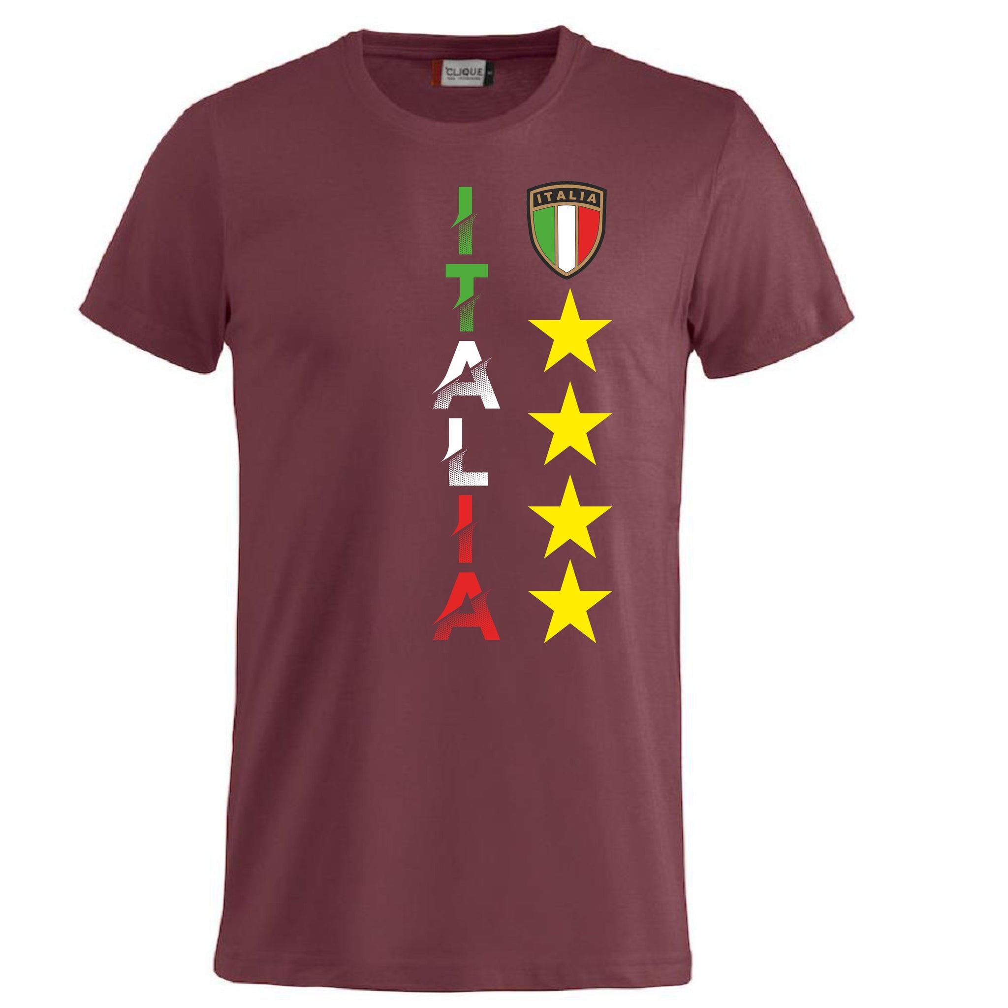 T-Shirt Italia Personalizzabile con Nome e Numero – Cotone  PS 27431-A097