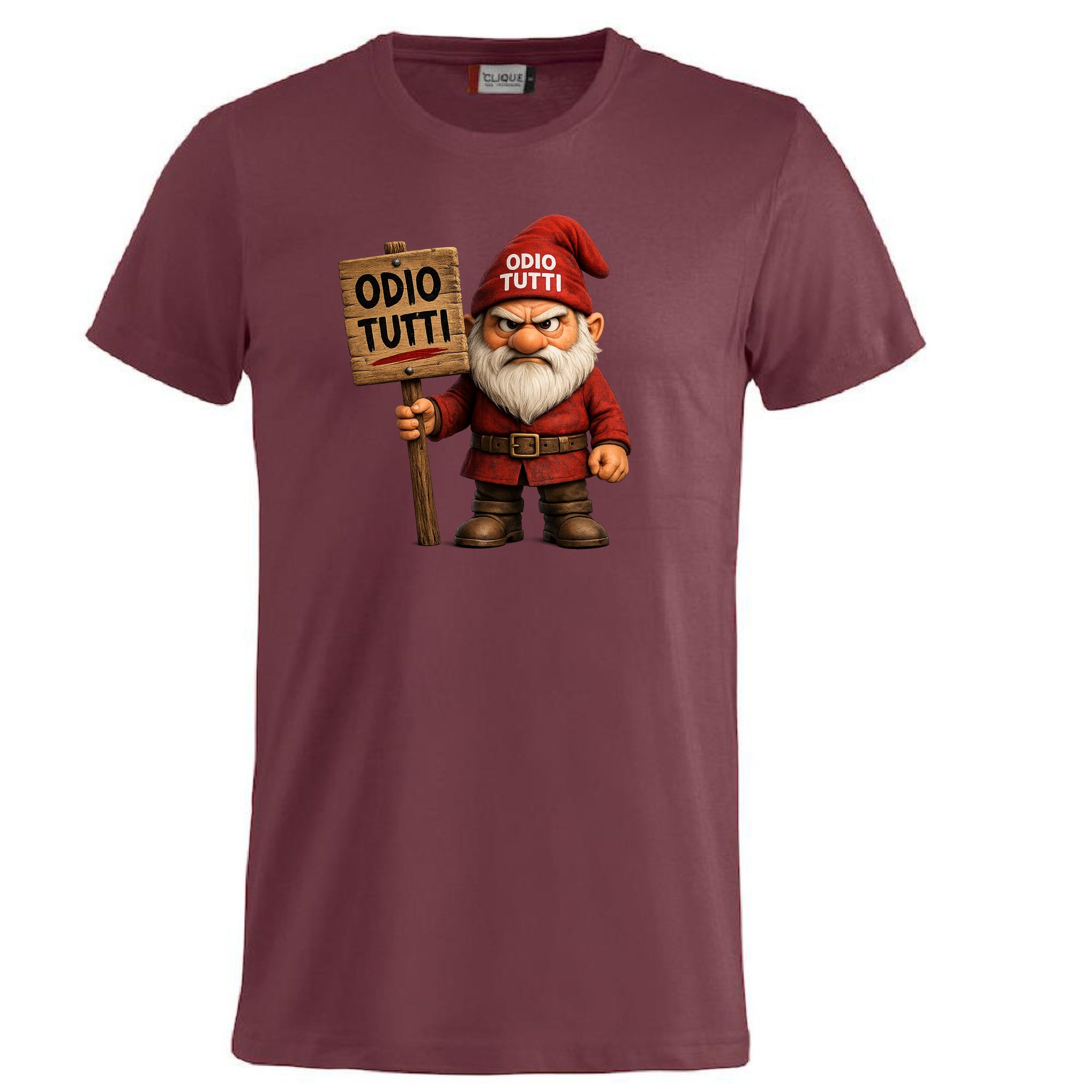T-Shirt Uomo Simpatica Odio Tutti – Personalizzabile con Nome – PS 27431-A-155