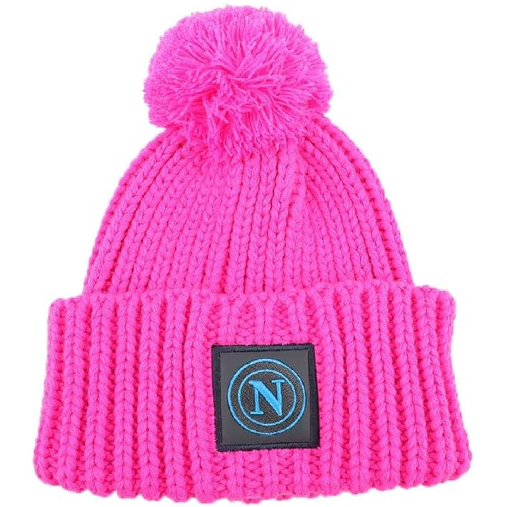 Berretto con Pon Pon SSC Napoli – Cappello Ufficiale con Logo – Mod. PS 39100