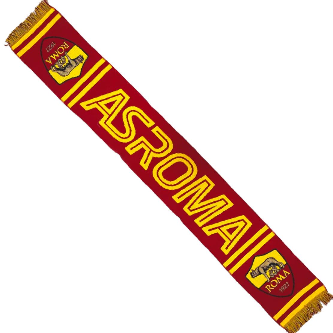 Sciarpa da Stadio Roma Calcio - Sciarpe Jacquard – Prodotto Ufficiale AS Roma PS 39890